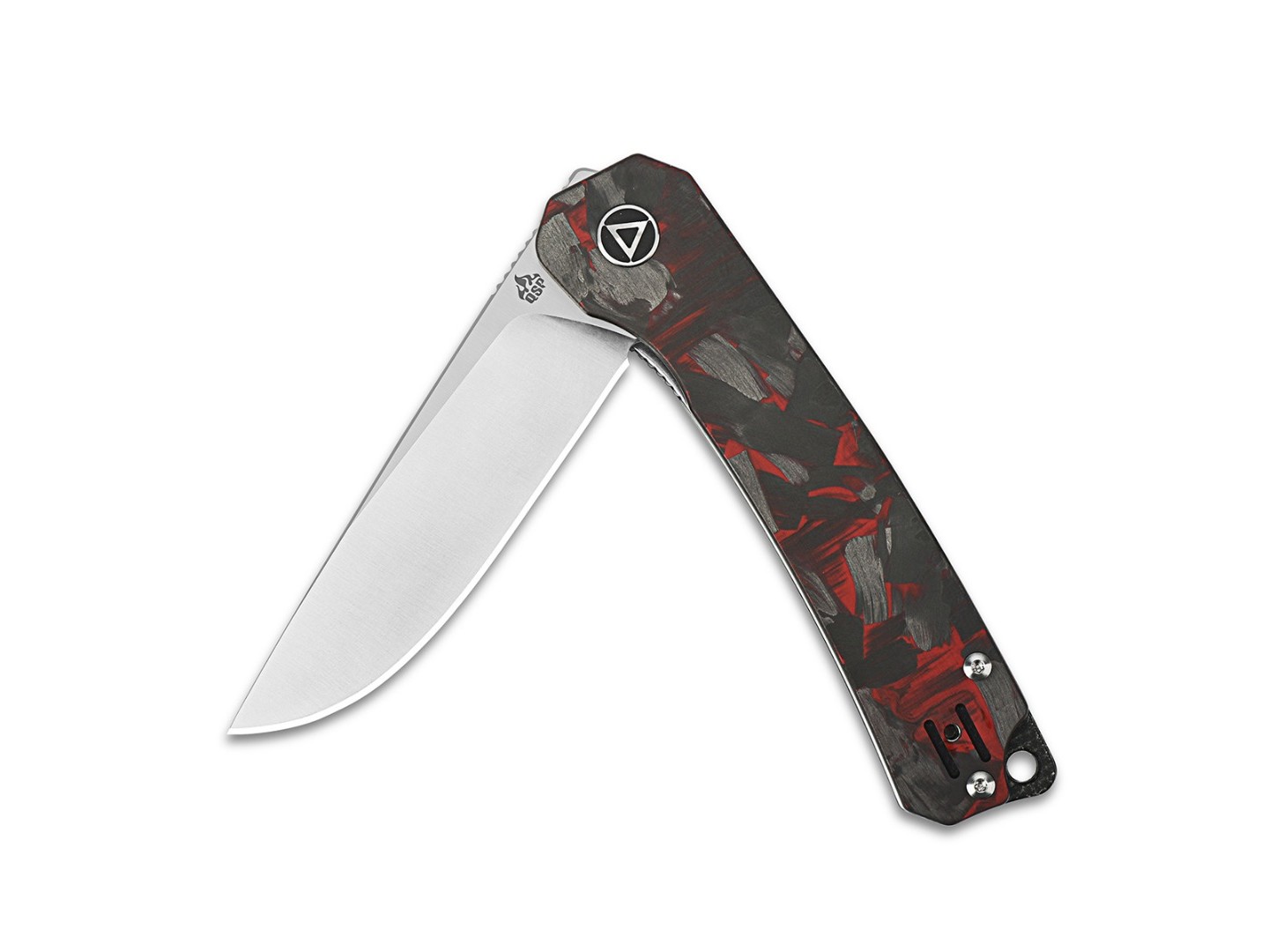 Нож QSP Osprey QS139-F1 сталь 14C28N, рукоять Carbon fiber Red