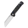 Нож QSP Penguin QS130-TBL сталь D2, рукоять Carbon fiber Blue
