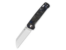 Нож QSP Penguin QS130-TBL сталь D2, рукоять Carbon fiber Blue