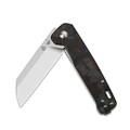 Нож QSP Penguin QS130-TRD сталь D2, рукоять Carbon fiber Red
