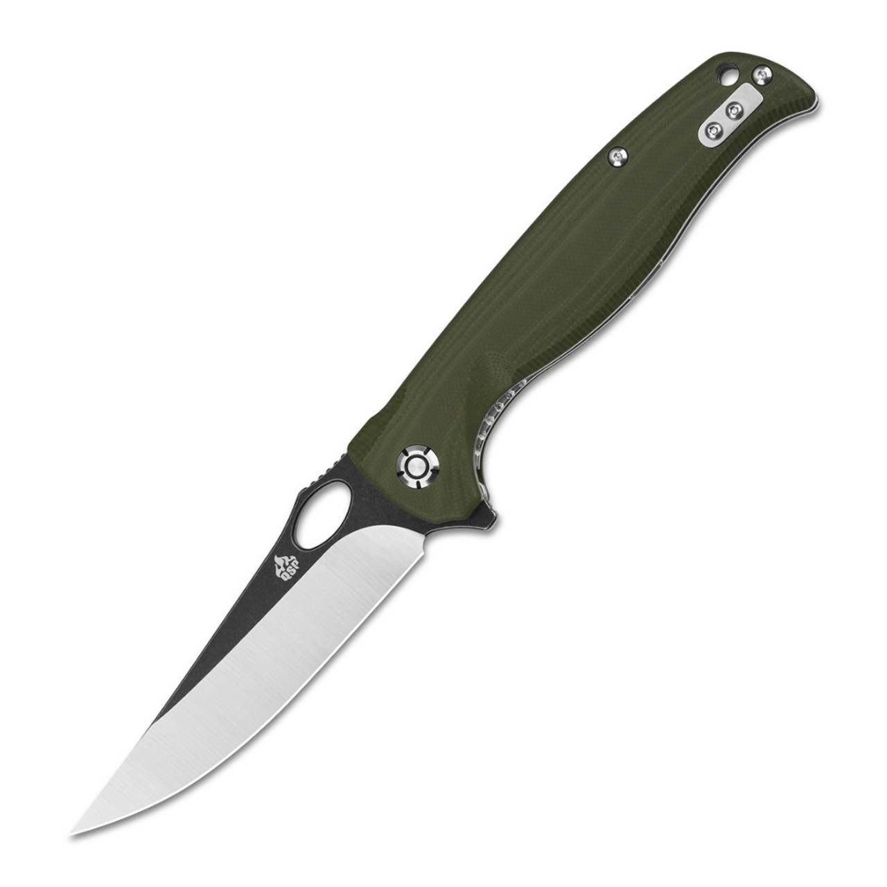 Нож QSP Gavial QS126-B сталь D2, рукоять G10 Green
