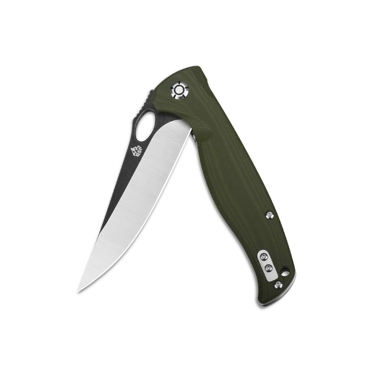 Нож QSP Gavial QS126-B сталь D2, рукоять G10 Green