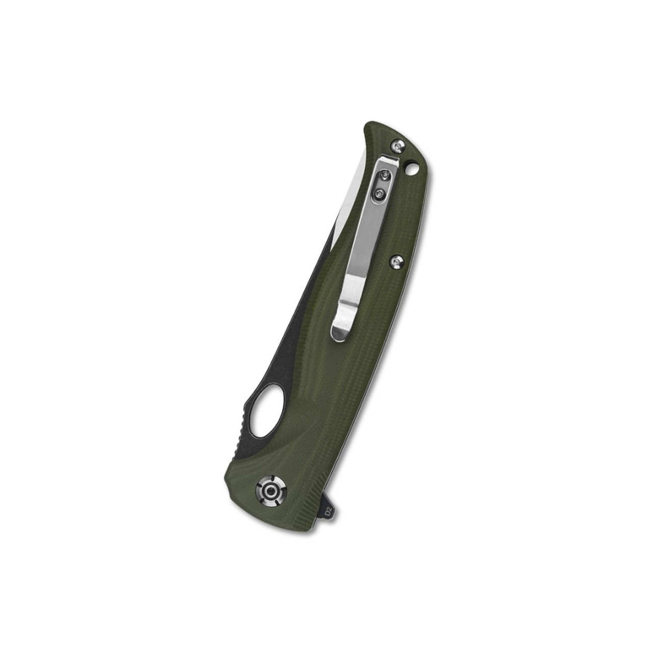 Нож QSP Gavial QS126-B сталь D2, рукоять G10 Green