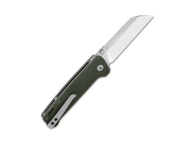 Нож QSP Penguin QS130-C сталь D2, рукоять Micarta Green