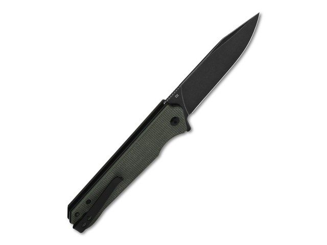 Нож QSP Mamba V2 QS111-I2 сталь D2 blackwash, рукоять Micarta Green