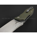 Brutalica нож Ponomar Folder, сталь D2 стоунвош, рукоять G10 olive Brutalica нож Ponomar Folder, сталь D2 стоунвош, рукоять G10 olive