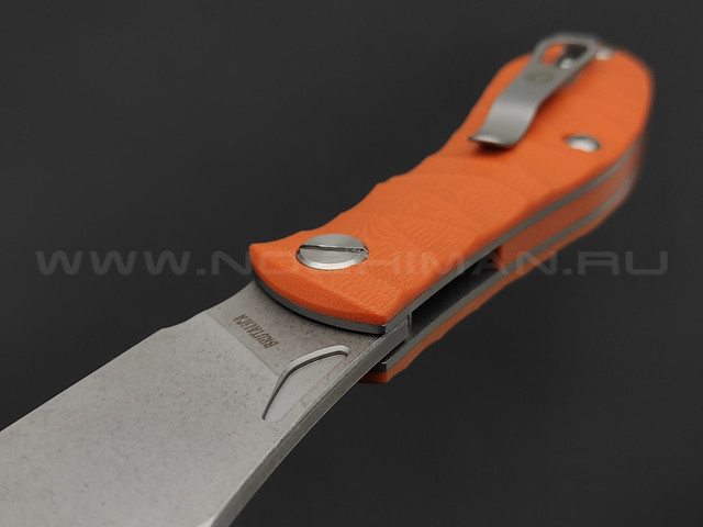 Нож Brutalica Tsarap, сталь D2, рукоять G10 orange