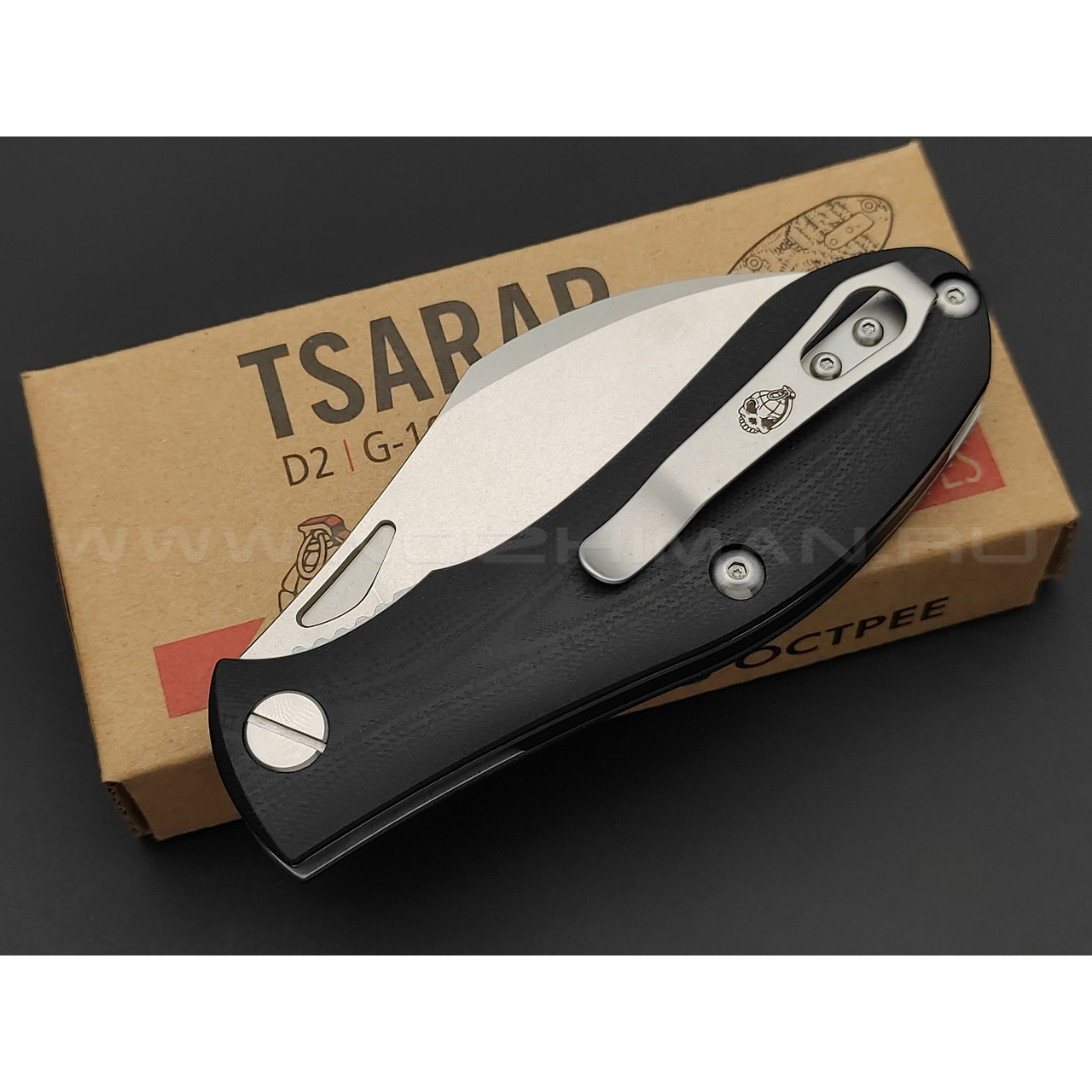 Brutalica нож Tsarap сталь D2, рукоять G10 black