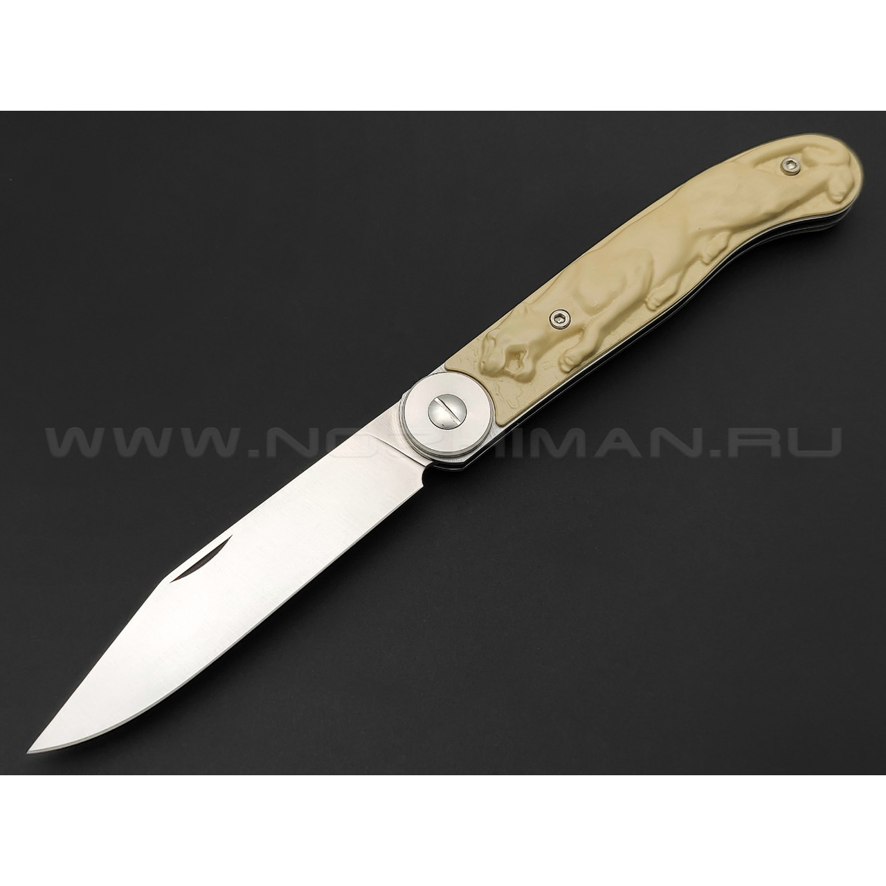 Brutalica нож Pantera сталь Aus-10, рукоять Nylon Ivory