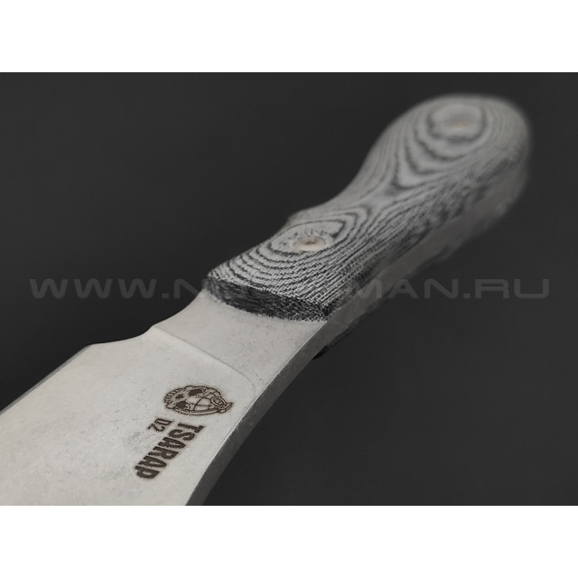 Brutalica нож Tsarap fixed сталь D2 стоунвош рукоять микарта