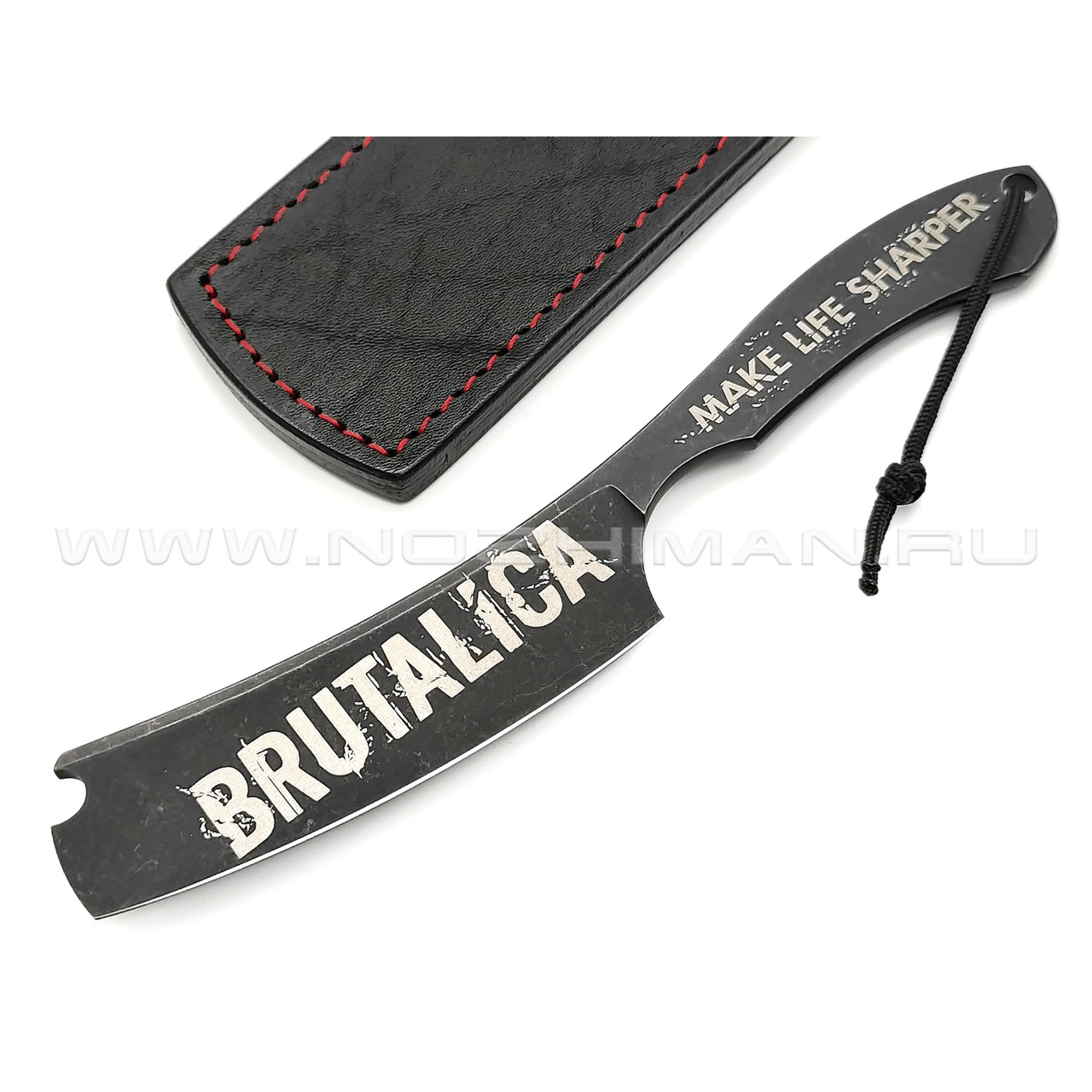 Brutalica нож-бритва Dark Razor сталь Aus-8 рукоять сталь