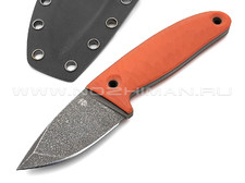 Dyag knives нож Model06_2 сталь N690, рукоять G10 orange