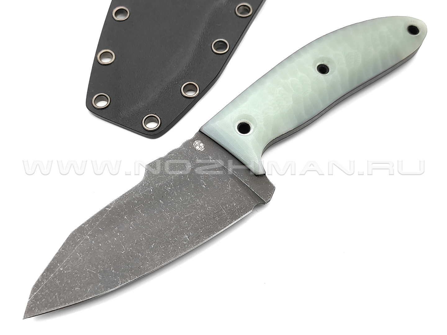 Dyag knives нож Model12_1 сталь N690, рукоять G10 jade