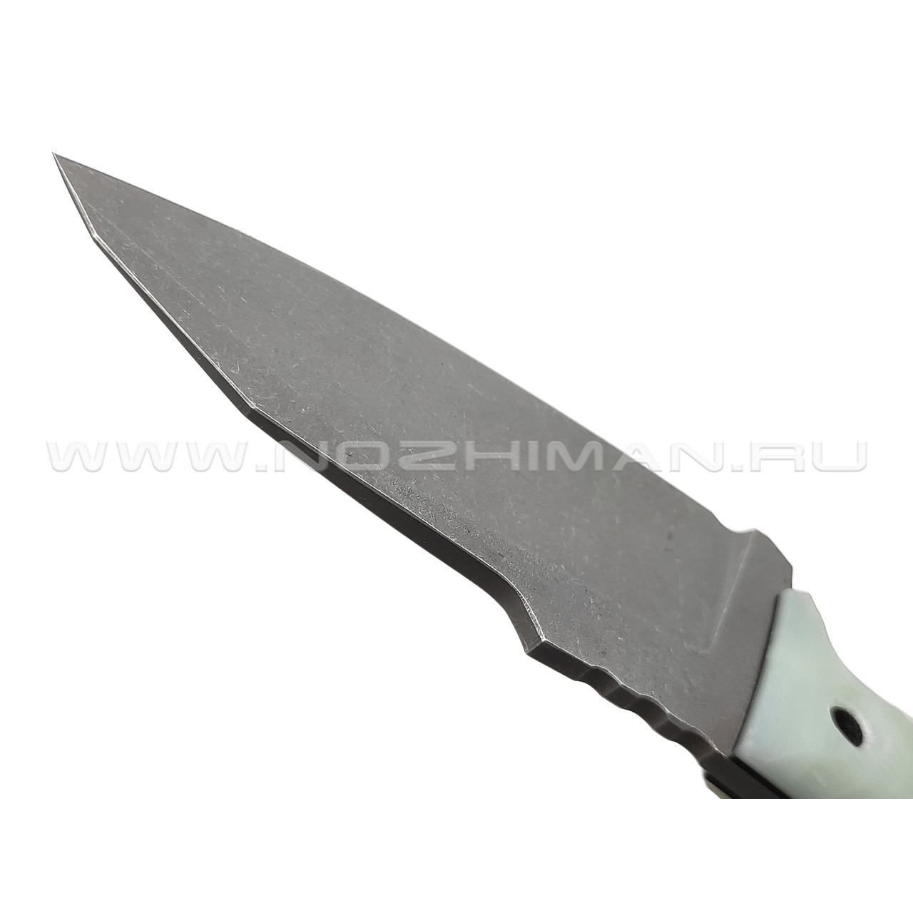 Dyag knives нож Model12_1 сталь N690, рукоять G10 jade