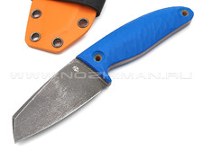 Dyag knives нож Model06_3L сталь N690, рукоять G10 blue