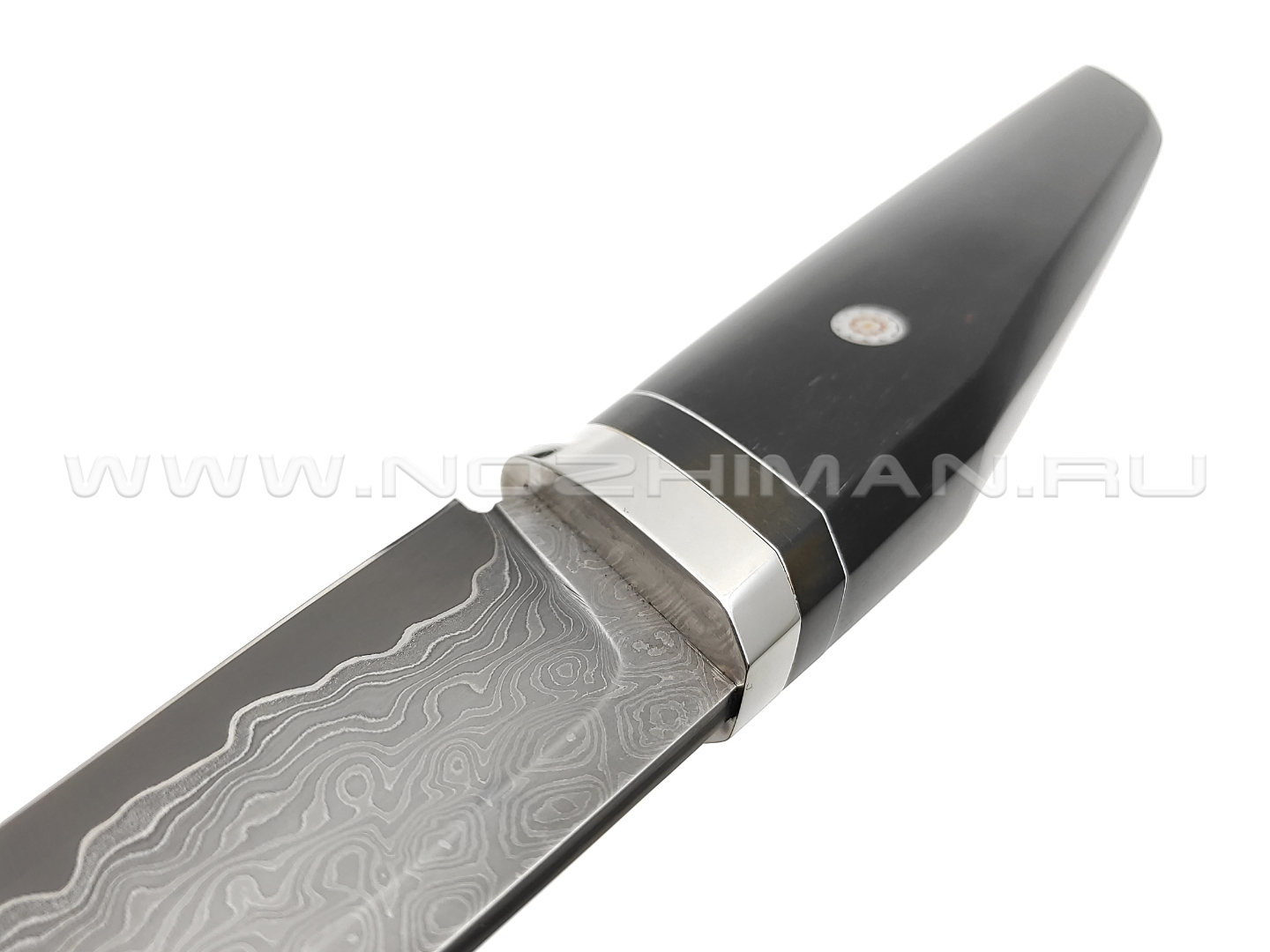 Кузница Васильева нож "НЛВ110" ламинат Vanadis 8, рукоять гренадил, никель, карболит
