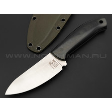 ZH Knives нож Ctrl+Z сталь N690 satin, рукоять Micarta black, G10 green