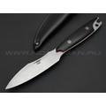 N.C.Custom нож Twin сталь Niolox стоунвош, рукоять G10 black