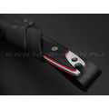 N.C.Custom нож Twin сталь Niolox стоунвош, рукоять G10 black