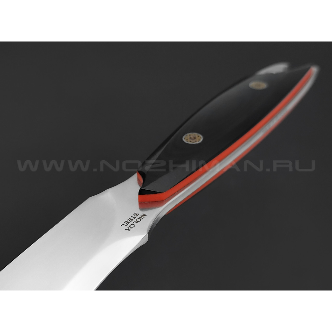 N.C.Custom нож Twin сталь Niolox satin, рукоять G10 black