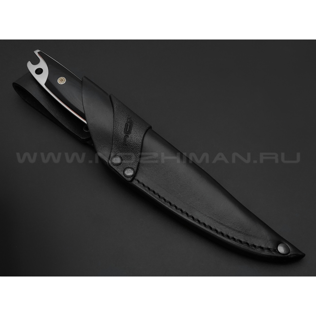 N.C.Custom нож Twin сталь Niolox satin, рукоять G10 black