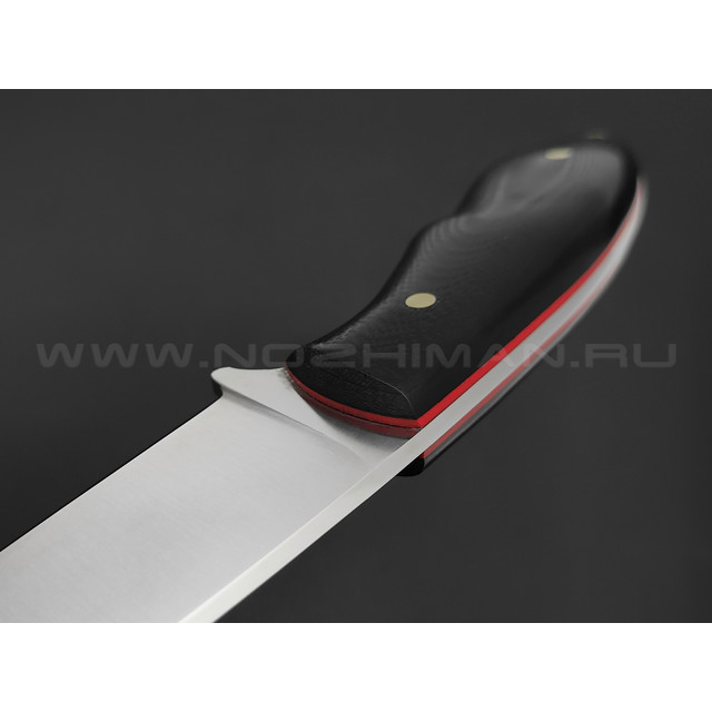 Нож Лис сталь N690 сатин, рукоять G10 black (Наследие)
