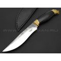 Kizlyar knife нож Ягуар сталь Х12МФ, рукоять дерево граб, латунь Kizlyar knife нож Ягуар сталь Х12МФ, рукоять дерево граб, латунь