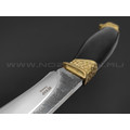 Kizlyar knife нож Ягуар сталь Х12МФ, рукоять дерево граб, латунь Kizlyar knife нож Ягуар сталь Х12МФ, рукоять дерево граб, латунь