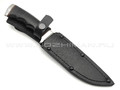 Нож "Кобра-2" дамасская сталь, рукоять наборная кожа (Титов & Солдатова)
