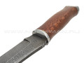 Нож "Стриж-1" дамасская сталь, рукоять дерево лайсвуд (Титов & Солдатова)