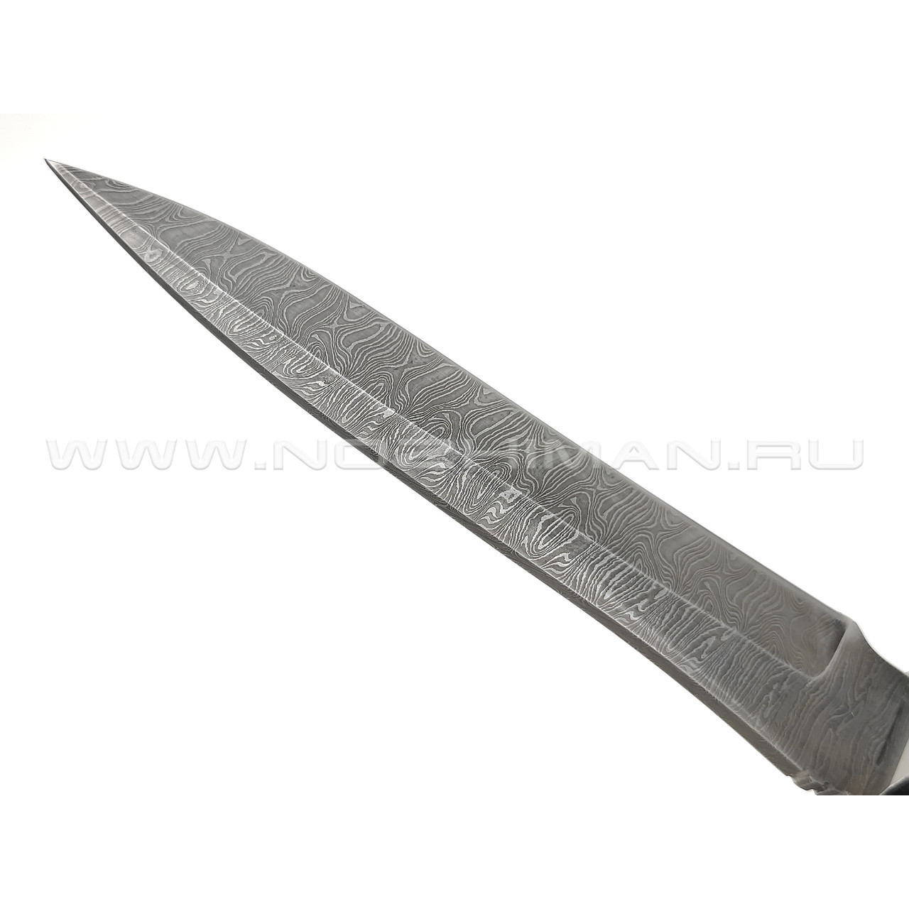 Нож "Стриж-1" дамасская сталь, рукоять дерево лайсвуд (Титов & Солдатова)