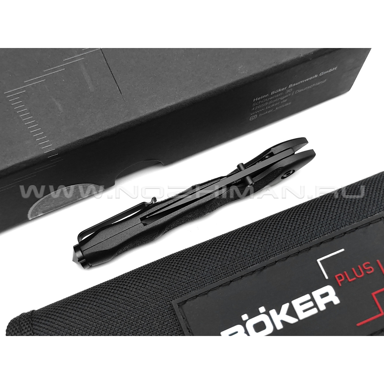 Нож Boker Plus Urban Survival 01BO047 сталь 440C, рукоять Aluminium 6061-T6
