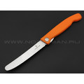 Victorinox складной кухонный нож 6.7836.F9B сталь X50CrMoV15 рукоять PP orange