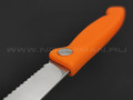 Victorinox складной кухонный нож 6.7836.F9B сталь X50CrMoV15 рукоять PP orange
