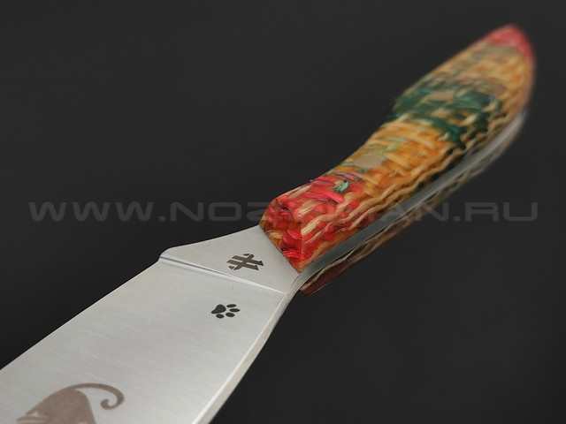 Золотое Сечение нож Загадочная Лагерта - Котики, сталь N690, рукоять Микарта