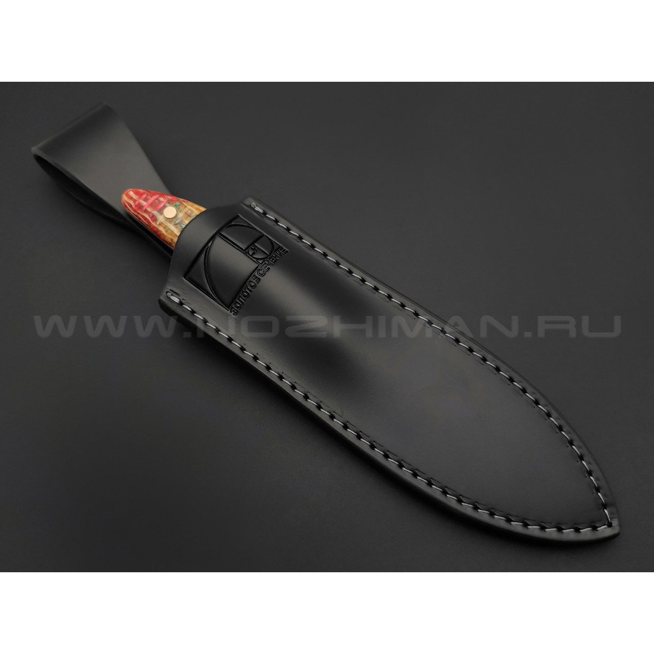 Золотое Сечение нож Загадочная Лагерта - Котики, сталь N690, рукоять Микарта