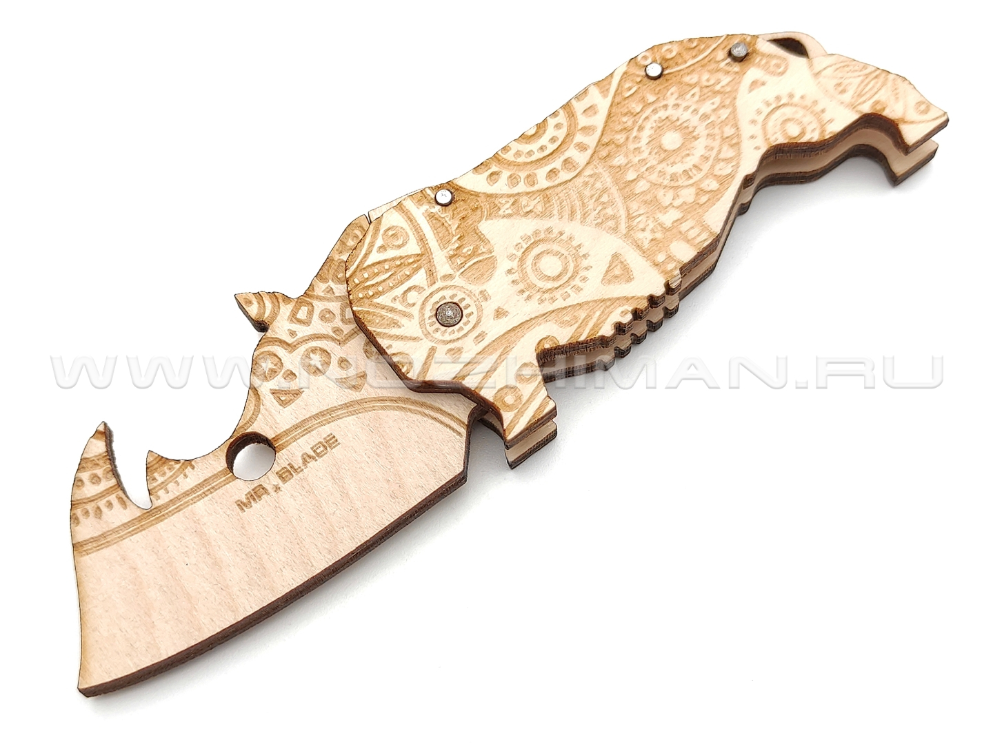 Mr.Blade деревянный складной нож "Носорог" малый