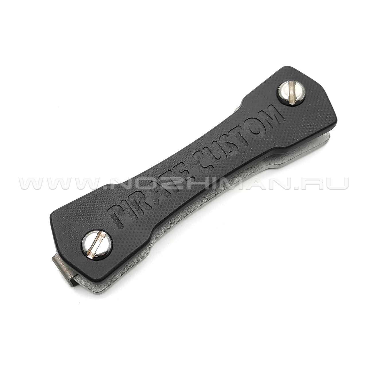 Pirate Custom ключница черная G10 гладкая текстура