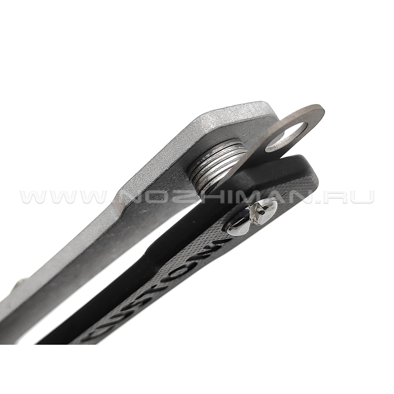 Pirate Custom ключница черная G10 гладкая текстура