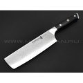 TuoTown нож Nakiri TX-D11 дамасская сталь VG10, рукоять G10
