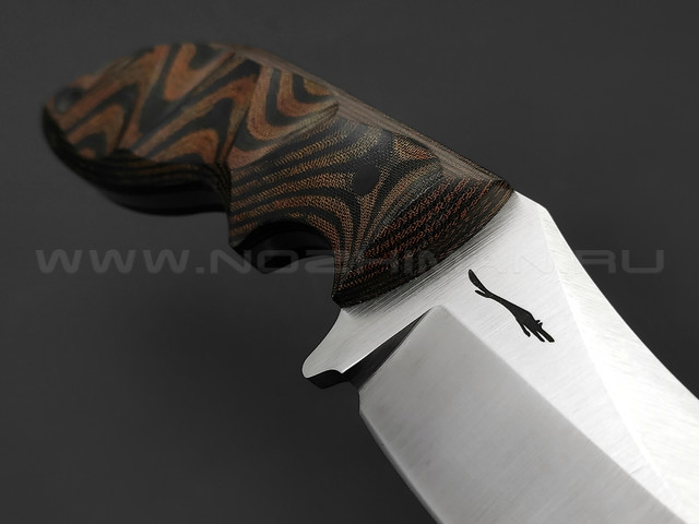 Волчий Век нож Кондрат 12 сталь Niolox WA сатин, рукоять двухцветная микарта