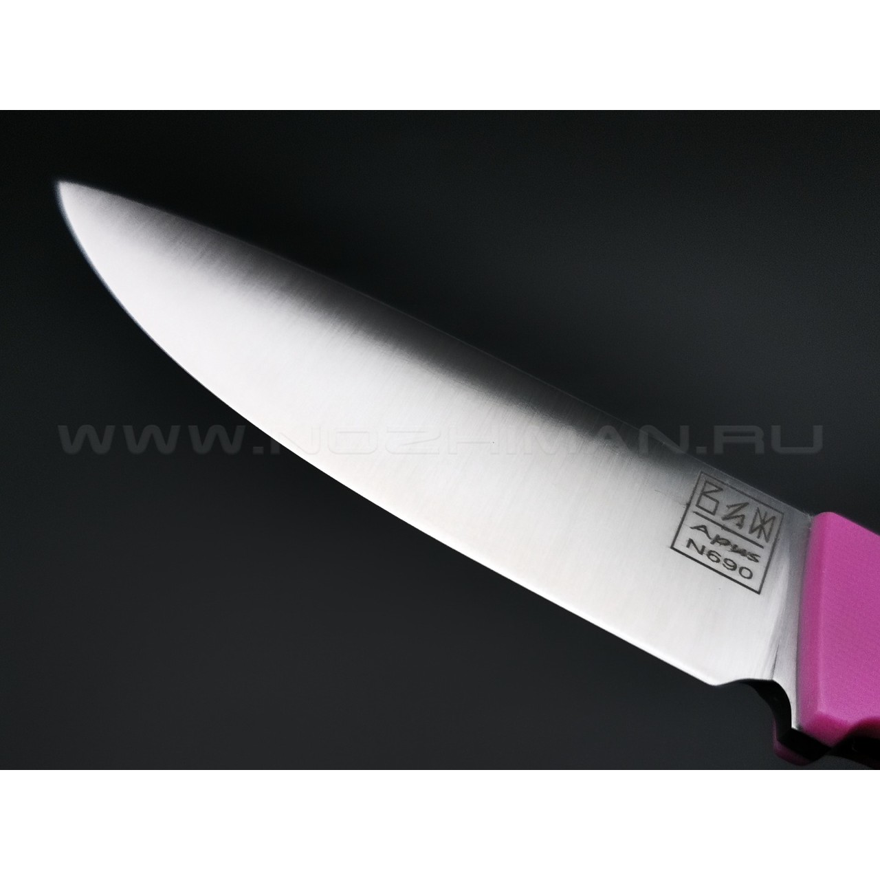 Zh KNIVES нож Baby R сталь N690 линза, рукоять G10 pink