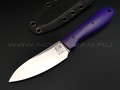 Zh KNIVES нож True сталь N690, рукоять G10 purple