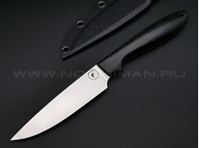 Apus Knives нож Wilson Long сталь N690, рукоять Micarta black, G10 red