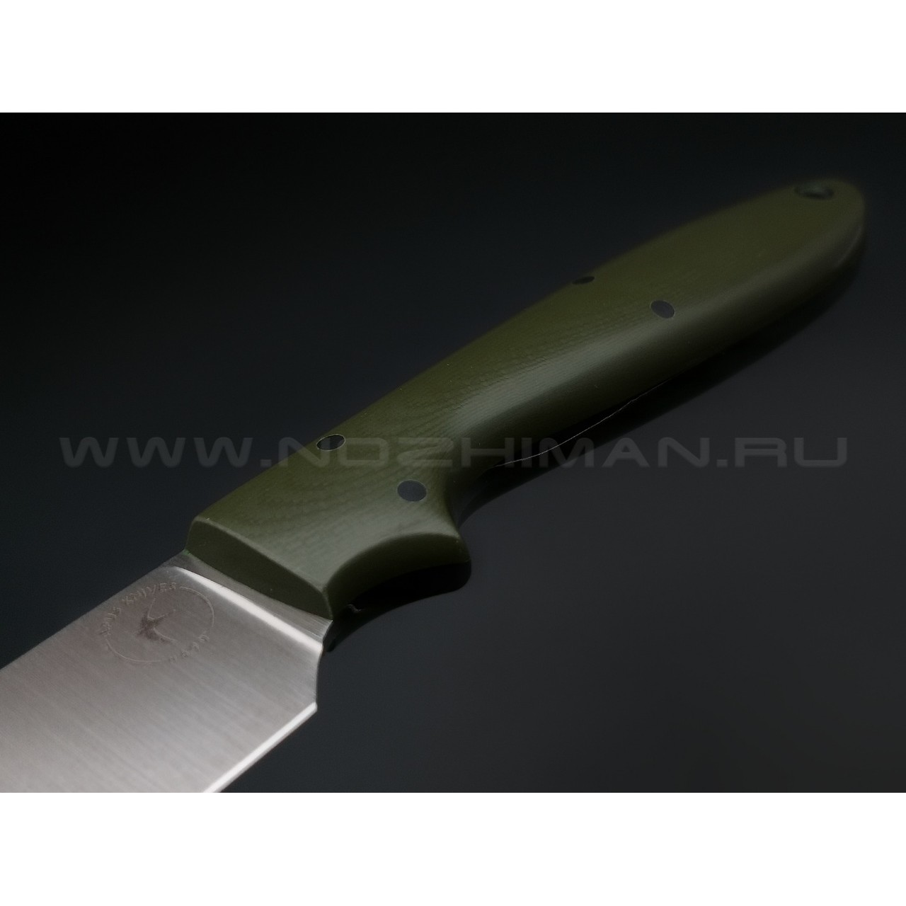 Апус нож Вилсон Лонг сталь N690, рукоять G10 олива