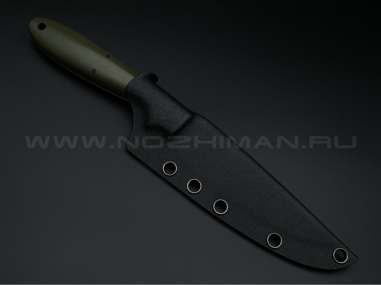 Apus Knives нож Wilson Long сталь N690, рукоять G10 od green