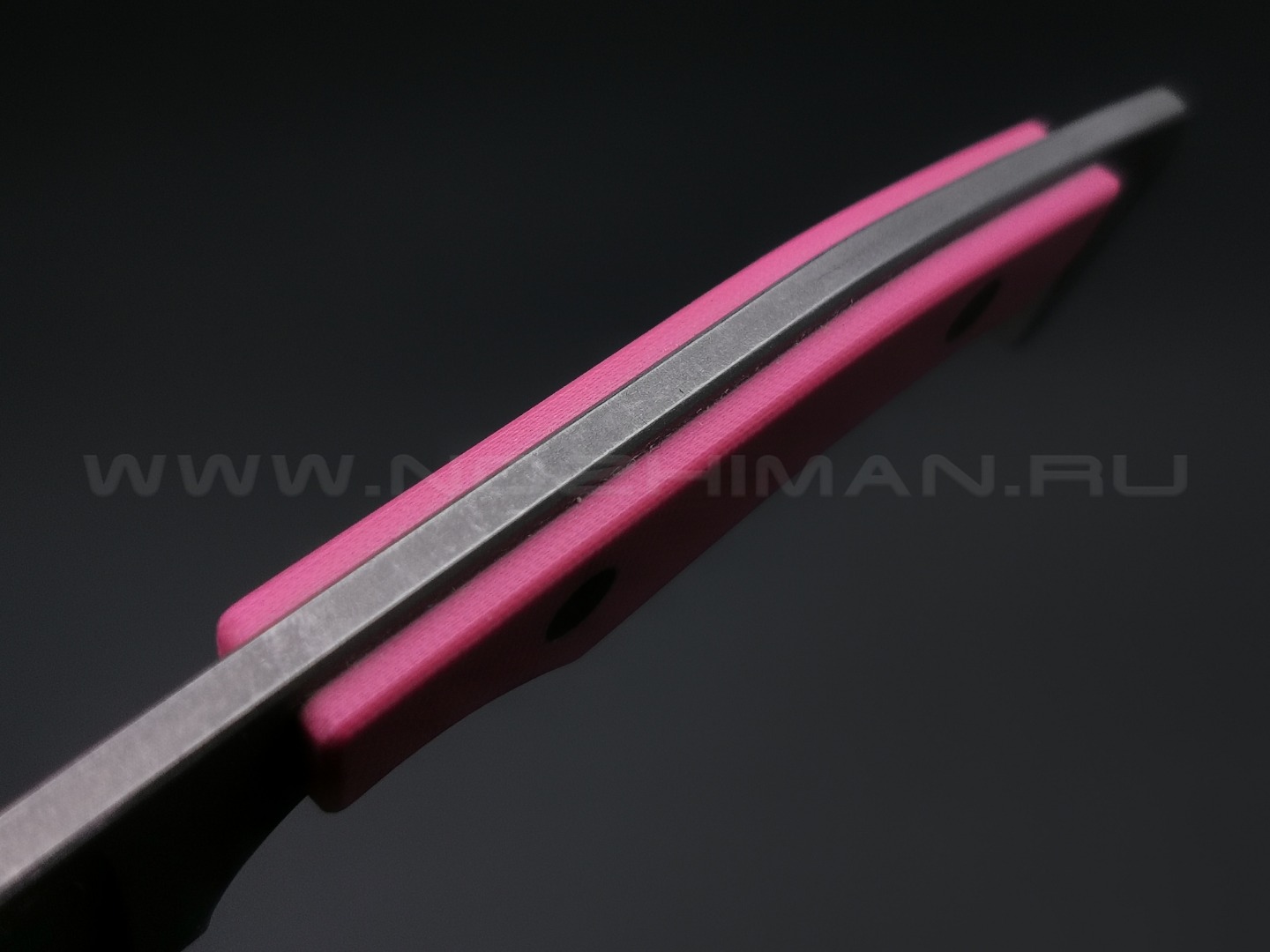Apus Knives нож Trigger Custom сталь N690, рукоять G10 pink, Kydex pink