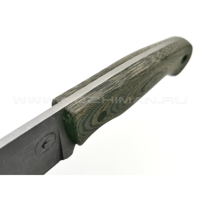 Апус нож Ринго сталь K110 стоунвош, рукоять Микарта
