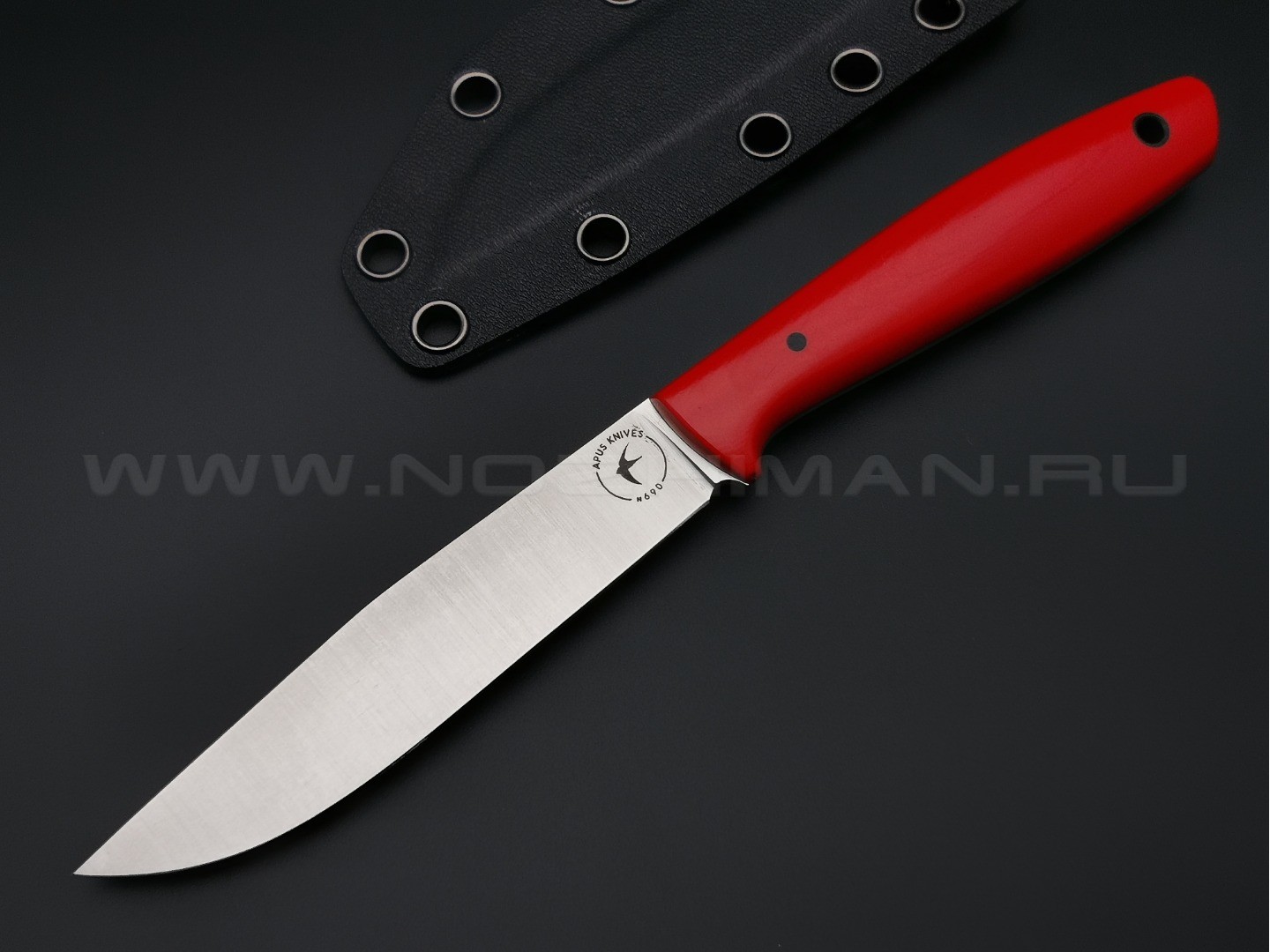 Apus Knives нож Toothpick сталь N690, рукоять G10 red