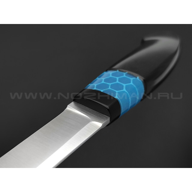 Апус нож Байкал Кастом сталь K110, рукоять Микарта черная